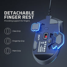 Load image into Gallery viewer, LTC GM-041  RGB Gaming Mouse ,6400DPI, Programmed Buttons, Side Wheel