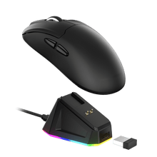 Load image into Gallery viewer, LTC GM-022 3 Mode Gaming Mouse with Charging Dock, Wireless 55G Ultra-Light Ergonomic Gamer Mouse, 26000 DPI High-Precision Sensor, Full Programmable Buttons, Software Support DIY
