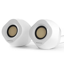 Load image into Gallery viewer, LTC AG-202 RGB Computer Speakers,Bluetooth/ AUX/USB Audio Input, White