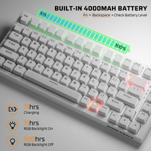 Load image into Gallery viewer, LTC NB831 Wireless 75% Triple Mode Hot Swappable Mechanical Keyboard