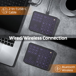 LTC Wired/Wireless Bluetooth Trackpad & Numpad