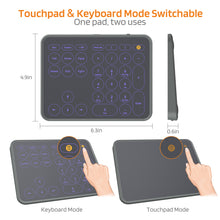 Load image into Gallery viewer, LTC Wired/Wireless Bluetooth Trackpad &amp; Numpad