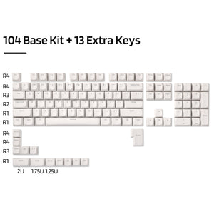 LavaCaps 113-Key OEM PBT Keycaps