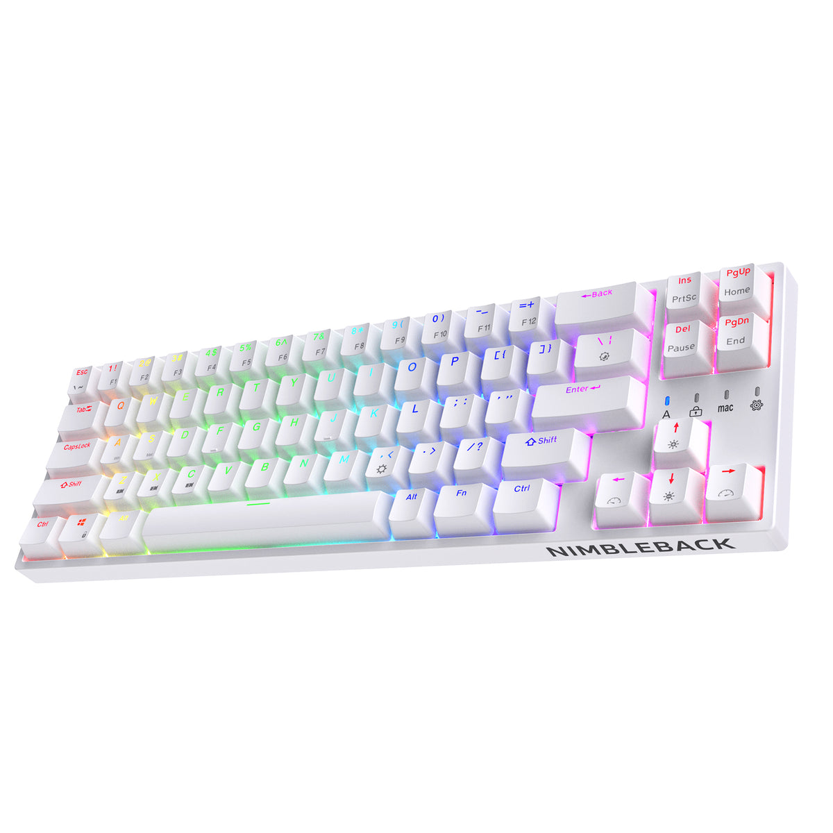 LTC NB681 Nimbleback Wired Mechanical Keyboard, 68 Keys