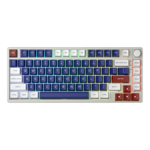 Load image into Gallery viewer, LTC Nimbleback NB831 Wireless 75% 3-Mode BT5.0/2.4Ghz/USB-C Wired Hot Swappable Mechanical Keyboard, 81-Keys RGB Compact Gaming Keyboard with Knob, Sound Absorbing Pads, PBT Keycaps, Pro Driver