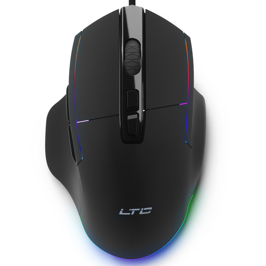 LTC GM-021 Wired Gaming Mouse, Black