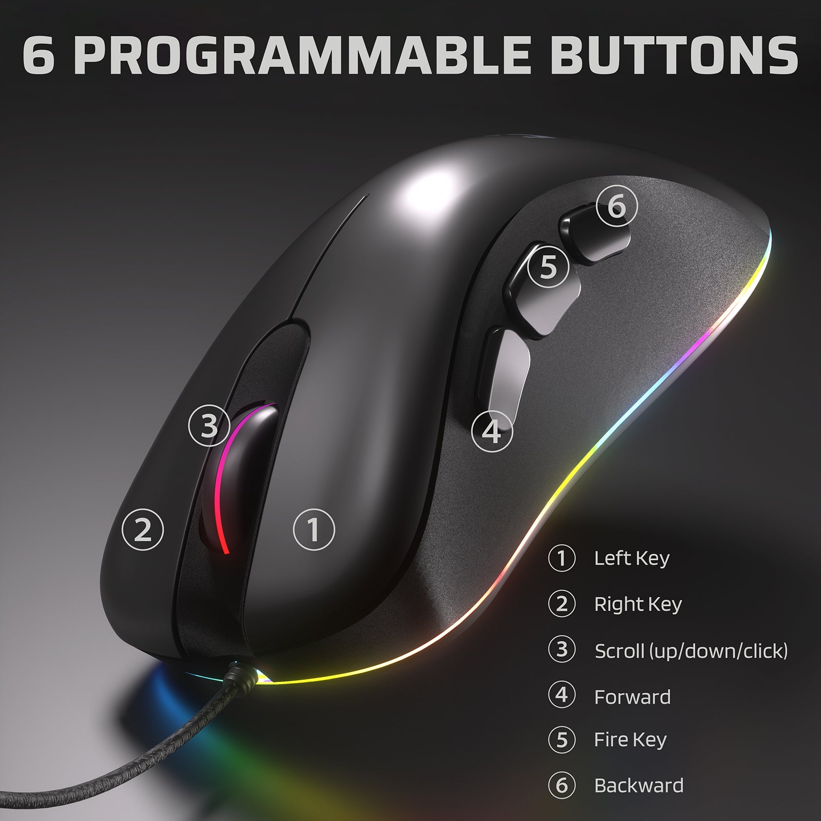 kant Fradrage Meningsfuld LTC GM-031 Wired Gaming Mouse, Black – ltc-shop