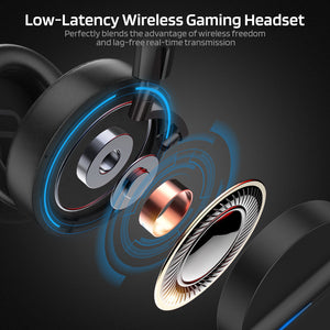 LTC SS-502 ANC 2.4GHz/Bluetooth Gaming Headset, Black
