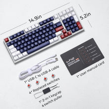 Load image into Gallery viewer, LTC NB981 Nimbleback 98 Keys Wired Mechanical Keyboard, Red Switch