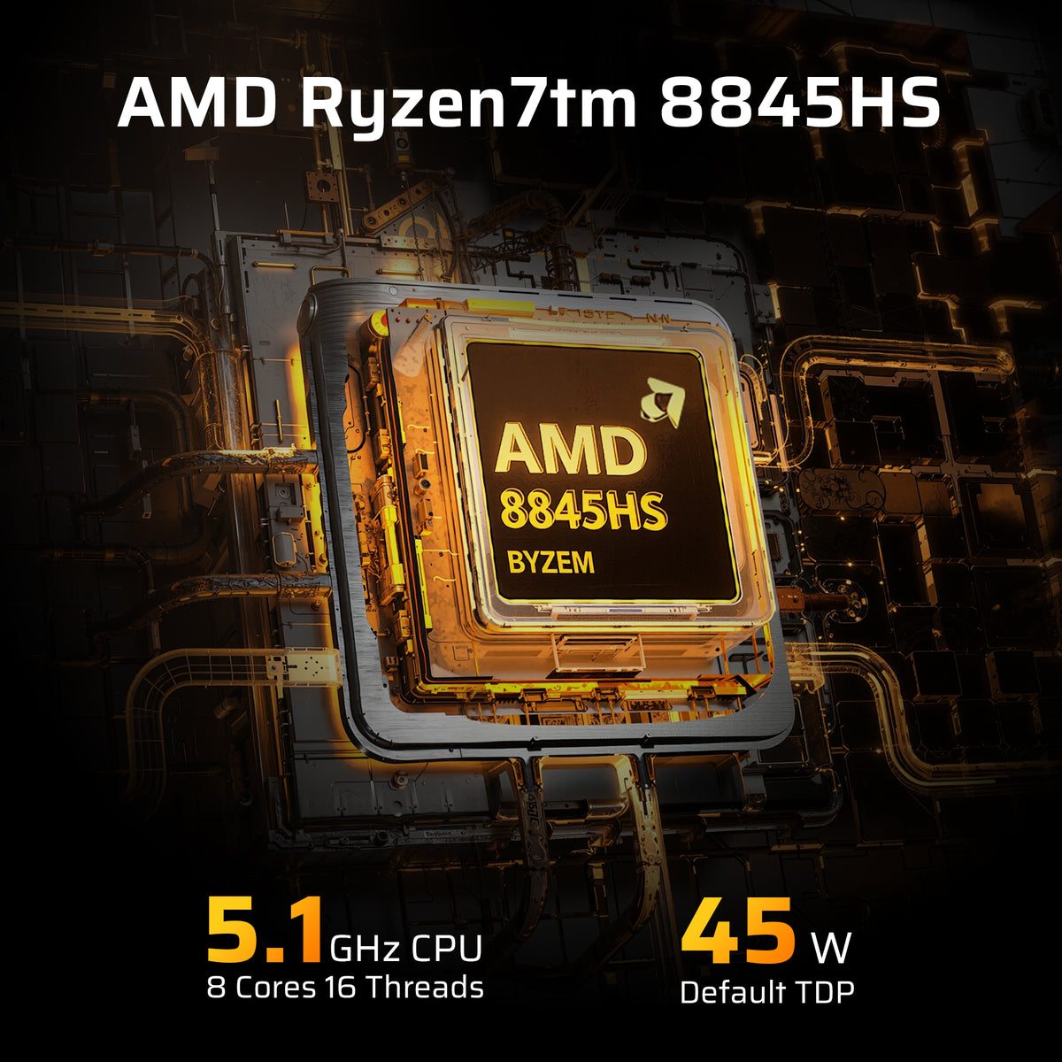 LTC Mini PC with AI NPU, Powered by AMD Ryzen™ 7