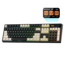 LTC Nimbleback NB831 Wireless 75% 3-Mode BT5.0/2.4Ghz/USB-C Wired Hot Swappable Mechanical Keyboard, 81-Keys RGB Compact Gaming Keyboard With Knob, Sound Absorbing Pads, PBT Keycaps, Pro Driver,Mecha