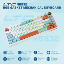 Load image into Gallery viewer, LTC Nimbleback NB832 Wireless 75% Gasket Mechanical Keyboard