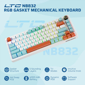 LTC Nimbleback NB832 Wireless 75% Gasket Mechanical Keyboard