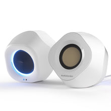 Load image into Gallery viewer, LTC AG-202 RGB Computer Speakers,Bluetooth/ AUX/USB Audio Input, White