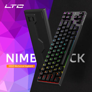 LTC NB681 Nimbleback Wired Mechanical Keyboard, 68 Keys