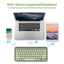 Load image into Gallery viewer, LTC MK791 Multi-Device Bluetooth Keyboard
