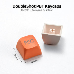 LavaCaps PBT DoubleShot PBT Keycaps, KDA Profile ,112 Keys