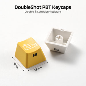 LavaCaps OEM PBT Double Shot 108 Keycaps Set