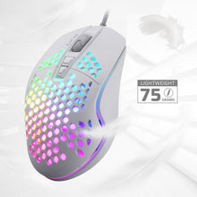 Load image into Gallery viewer, LTC Circle Pit Gaming Mouse, White