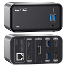 Load image into Gallery viewer, LTC 15-in-1 USB C Docking Station for Windows &amp; macOS