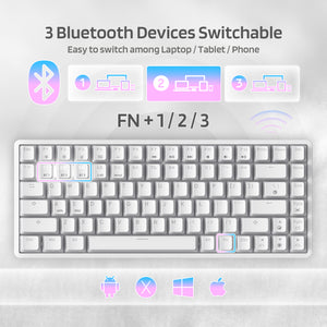 Neon75  Wireless Mechanical Keyboard, 84 Keys